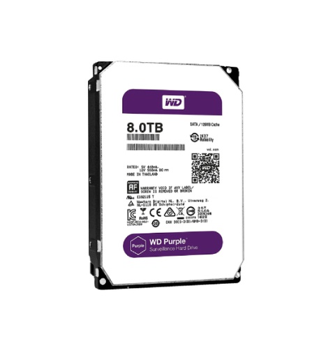 DISCO DURO PURPLE 8 TERAS WD SATA MODELO: SE-HDD8TB