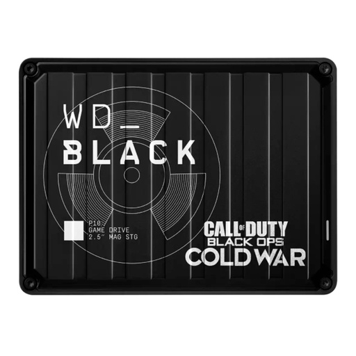 WESTERN DIGITAL DISCO DURO EXTERNO WD BLACK CALL OF DUTY BLACK OPS COLD WAR SPECIAL EDITION P10 GAME DRIVE MODELO: WDBAZC0020BBK-WESN