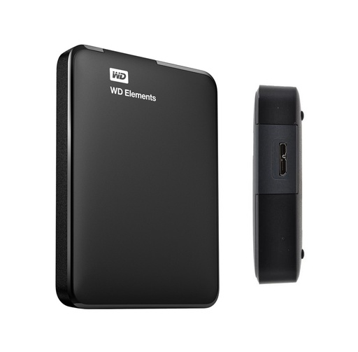 WESTERN DIGITAL DISCO DURO EXTERNO WESTERN DIGITAL ELEMENTS PORTABLE, 1 TB, USB 3.0, NEGRO. MODELO: WDBUZG0010BBK-WESN